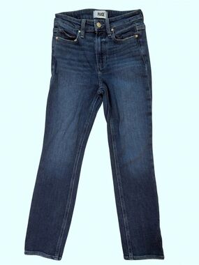 PAIGE Women's Dark Blue Cindy Jeans